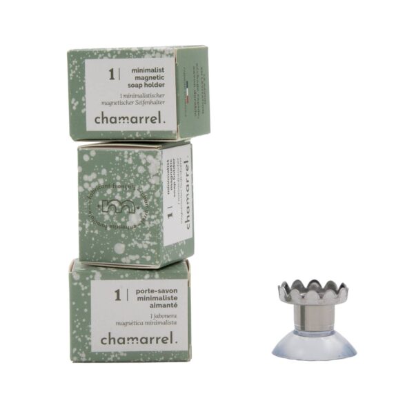 Porte-savon magnétique minimaliste Chamarel, invisible, fabriqué en France