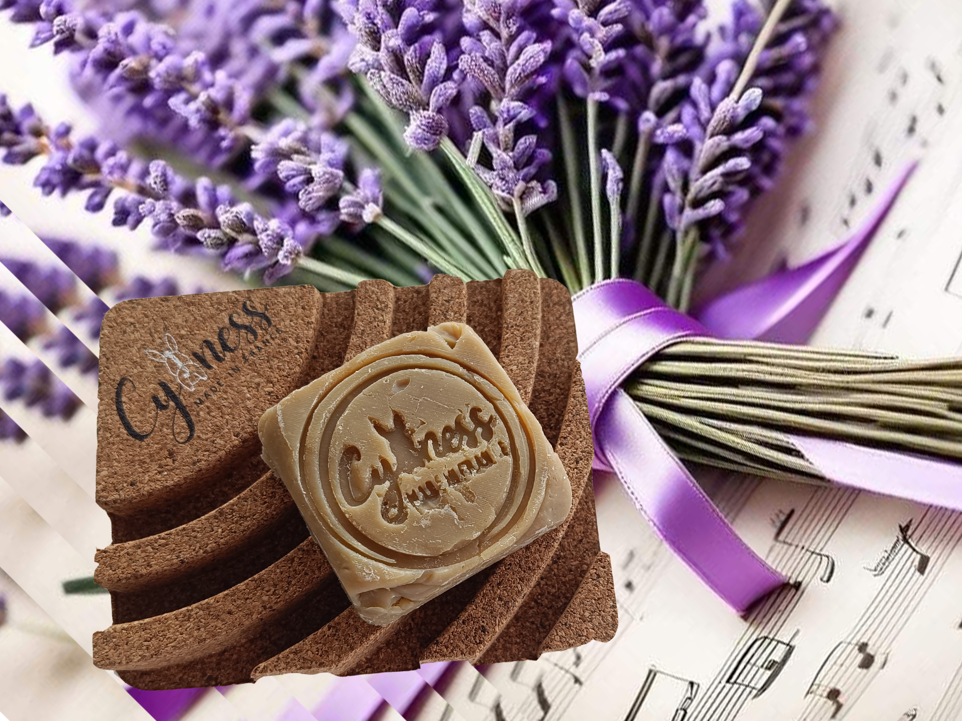 Porte savon adapté au savon de Cyaness