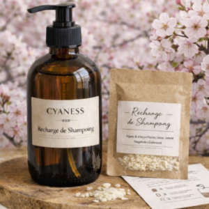 Kit Rituel Shampoing Douce Crinière + Copeaux 25 g – Shampoing solide naturel – Eco-responsable – Cheveux doux & brillants