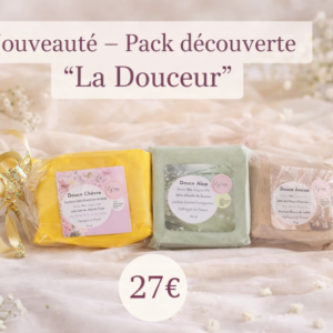 Pack découverte savons naturels 40 % – lait d’ânesse, lait de chèvre et savon d’Alep | Cyaness